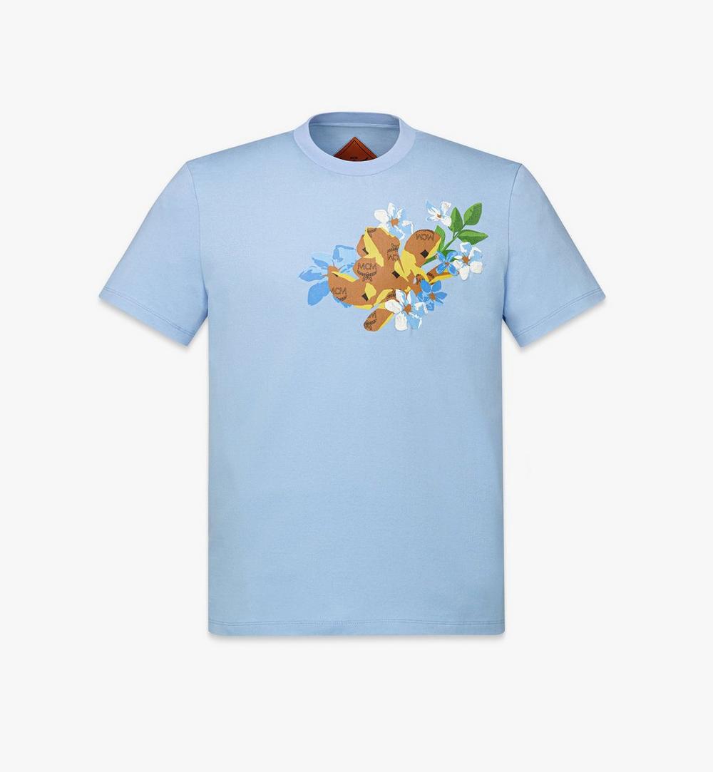 T-Shirt aus Bio-Baumwolle mit Blumenmotiv 1
